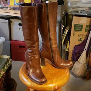 Tall Leather Boots